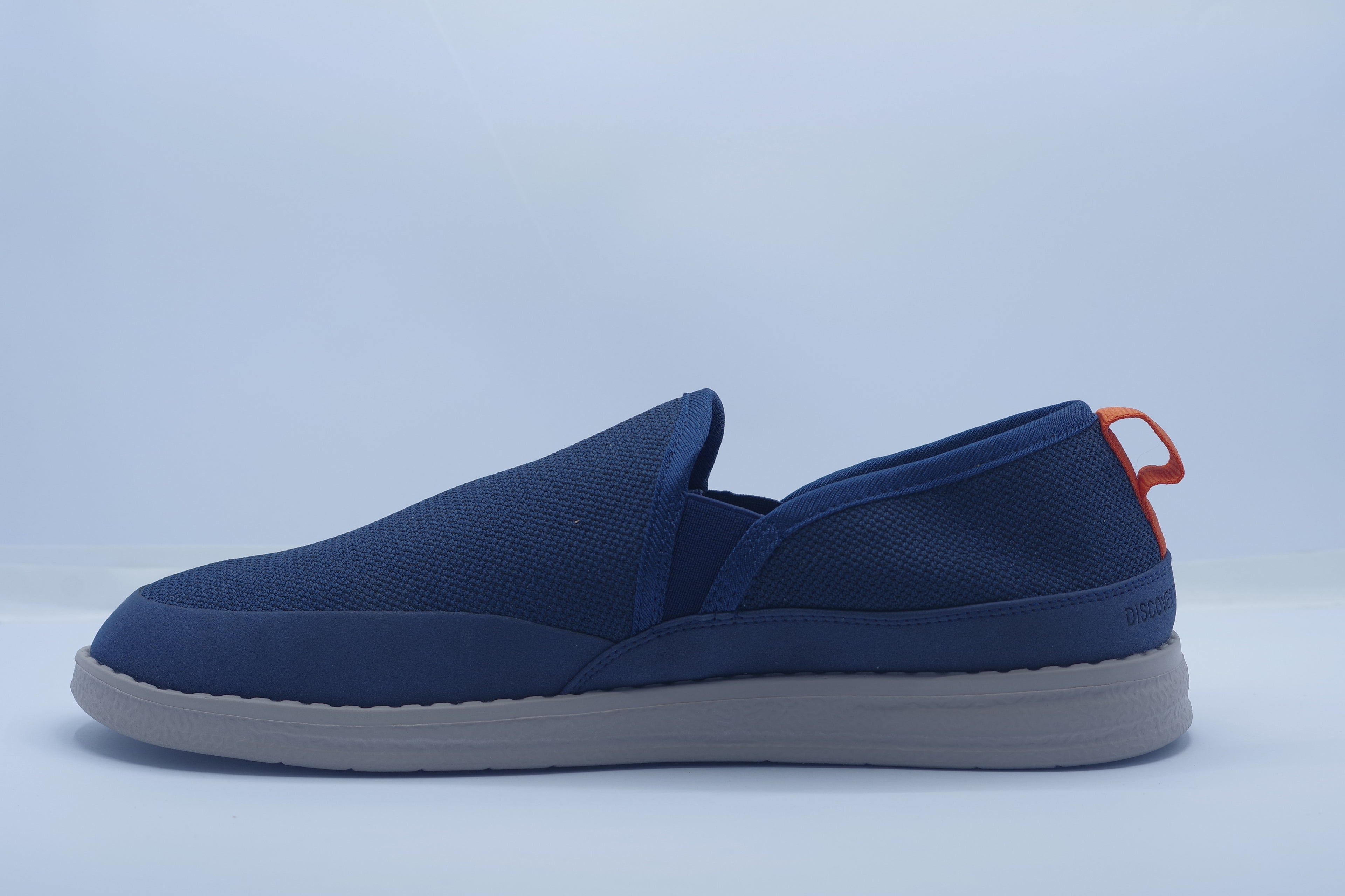 Nunn Bush Brewski Knit Plain Toe Slip-On Lightweight Men’s Shoes – Navy