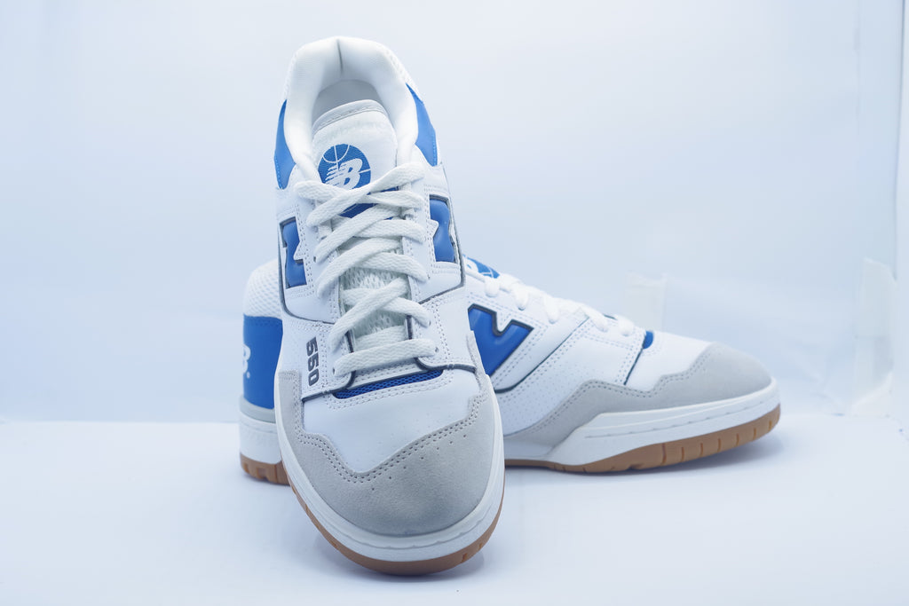 New Balance 550 Men’s Sneakers – White Blue Agate    (BB550ESA)